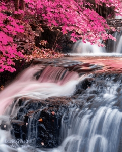 Autumn Waterfalls, Color Infrared