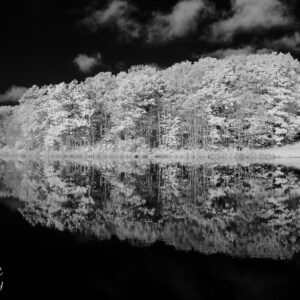 Autumn Reflections in Infrared Scenic Fine Art Print Wall Art