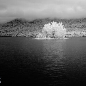 Lonely Island in Infrared Scenic Fine Art Print Wall Art