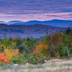 Autumn Sunrise Over the White Mountains Scenic Fine Art Print Wall Art